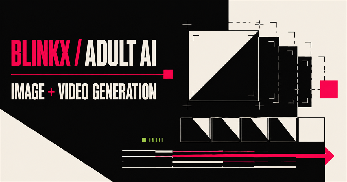 BlinkX Adult AI graphic for generation across image and video